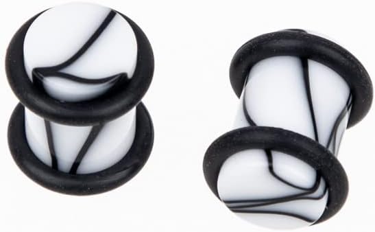 Memsion Ear Stretching Kit - 50pcs 14G-00G Acrylic Ear Gauges & Plugs Expander Set for Body Piercing - Image 6