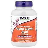 NOW アルファリポ酸 600mg、120 ベジカ�
