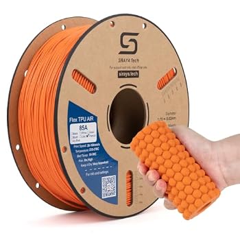 Siraya Tech Flex TPU Air - Active Foaming 3D Printer Filament, Papaya 1kg