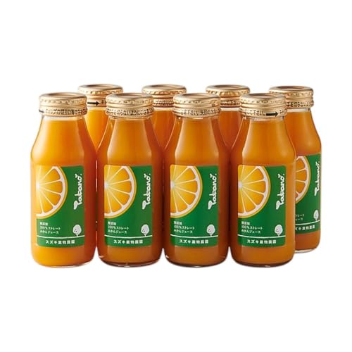 スズキ果物農園 たかのみかんジュースCセット(180ml×8本) 無添加 100%ストレート ジュース ミカン 静岡 浜松市 [配送不可:離島]