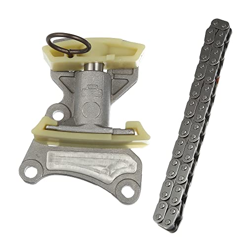 X AUTOHAUX Timing Chain Tensioner and Chain Set 06F109217A 06D109229B for Volkswagen Jetta Mk5 2.0T 2006-2008