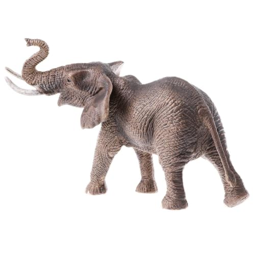 Image of FUNFOB Elephant Figurine Toy Figure Width-20cm Forest Animal Toys for Kids & Adults PVC| Animal- Ele Phant