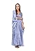 Up2date Fashion Satin Caftan in Aqua Animal Print, One Size Kaftan, Style Caf-69