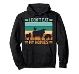 I don´t eat my Homies Vegetarier Vegan Pullover Hoodie