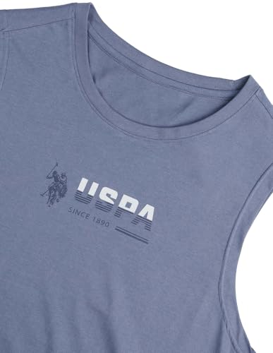 Image of U.S. Polo ASSN. Mens OEV06 Brand Print Comfort Fit Gym Vest