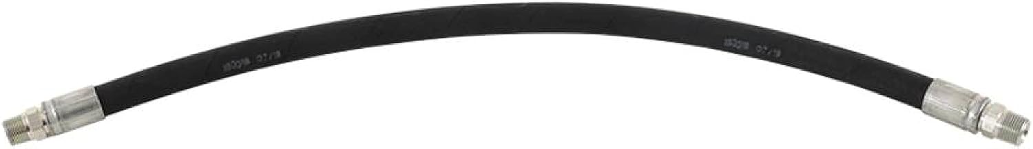 Complete Tractor 3001-0003 Hydraulic Hose Compatible with/Replacement for Tractors - 3/8" x 24" SAE 100 R2AT 2 wire Hydraulic hose assembly (4780 psi)