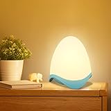 Lamparas de Mesita de Noche, 7 Color Dimmable Luz Nocturna Infantil, LED Recargable Portátil Luz Nocturna Infantil, Táctil Luz Quitamiedos Infantil, Regalo para Niños, Dormitorio, Salón y Camping