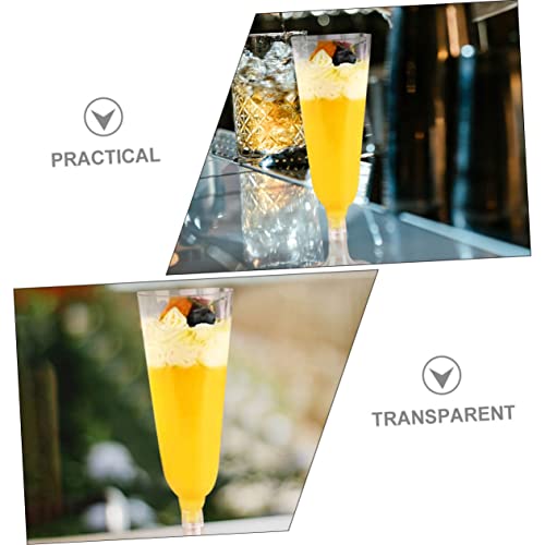 Anneome 40 Peças Taça De Plástico Taças De Plástico Vinho Transparente Taça De Champanhe