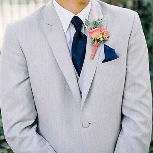 16 Pieces Satin Ties Solid Color Ties Set Formal Necktie Tie For Men Business Party Wedding #TOP5