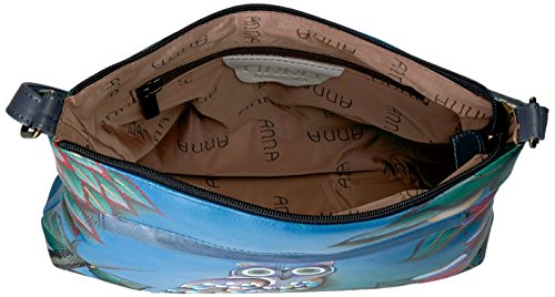 Image of Anna by Anuschka Women's Genuine Leather Medium Crossbody with External Zipper Pocket