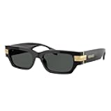 Man Sunglasses Black Frame, Dark Grey Lenses, 53MM
