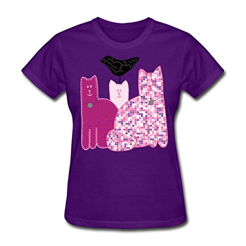 Spreadshirt Miranda Sings Merch Favorite Cats Women's T-Shirt, S, Purple