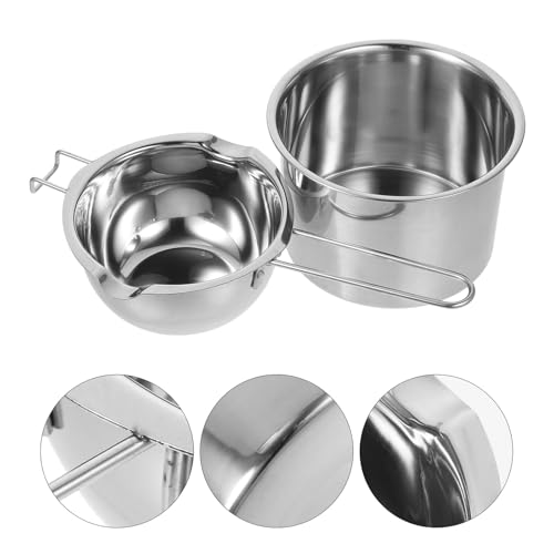 Didiseaon Multi-Functional Double Boiler Pot Stainless Steel Melting Bowl for Chocolate Butter Cheese Candy Candle Wax Heating and Melting Lightweight and Easy to Clean for Cooking and - Image 9
