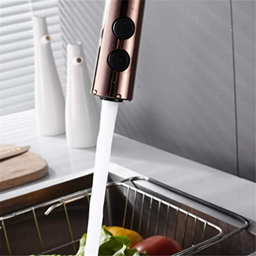 Robinet de cuisine 360 pivotant blanc au design minimaliste