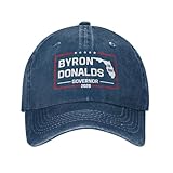 Wjuitnh Byron-Donald's 2026 hat Donalds for Florida Governor Republican Denim Cap