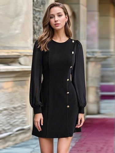 Image of Figdaw Sparkling Rhinestone Bodycon Dress for Women Special Occasions,Night Out