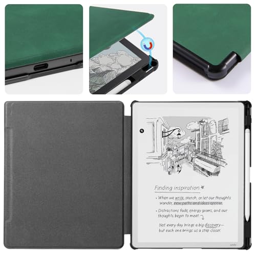 CoBak Case for 11" Kindle Scribe 3rd Generation 2025, Kindle Scribe Colorsoft - All New PU Leather Cover with Auto Sleep Wake, Pen Holder for Scribe 11" 2025 Released - Image 5