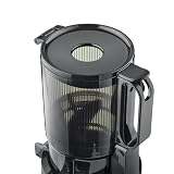 CASO Juice Fit Pro Slow Juicer, zwycięzca testu: test domu i ogrodu, niska liczba obrotów (40 obr./min), duży otwór do napełniania o średnicy 130 mm do całych owoców, czarny