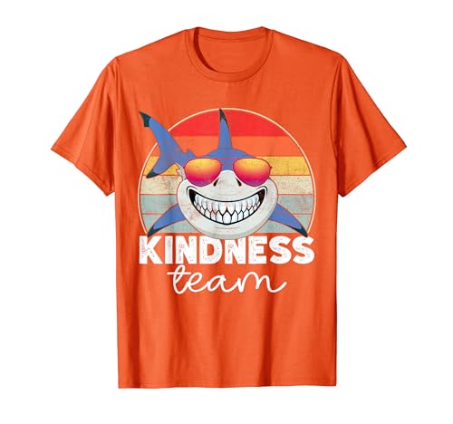 Unity Day Orange Shark Kindness Team Squad Anti-Bullying Kid Camiseta