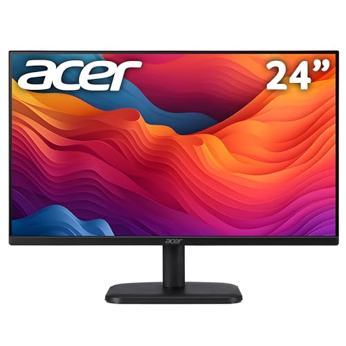 Acer EK241Y H 23.8-inch Monitor - VA Panel, 1920 x 1080, 5ms, 100Hz, FreeSync, HDMI, VGA