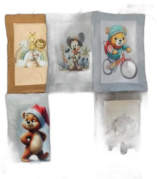 Soft Cotton Baby Goddi for 0?3 Year Kids | Comfortable & Skin-Friendly Newborn Sleeping Mat | Cute Printed Baby Bedding (Pack of 6)|PRA-P1394-image-43