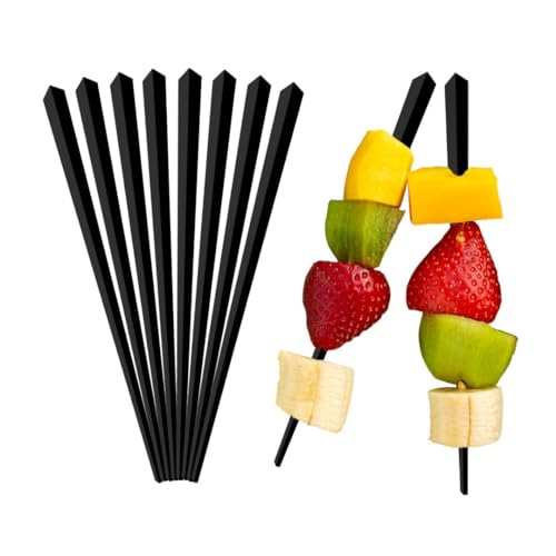 1000 Pcs Cocktail Picks Prism 7.62cm (3") - Sleek, Stylish Garnish for Cocktails, Perfect Plastic Toothpicks for Appetizers & Drinks, Versatile Fancy Skewers Food Pick for Charcuterie Parties