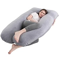 SHANNA Wedge Zwangerschapskussen voor Slapen, 2023 NIEUW Verstelbaar Comfort Full Body Kussen Met Koeling en Zijdezachte Bamboe Hoes, Ondersteuning Voedingskussen voor Zwangere, Moederschap en Lichaamskussen (Blauw