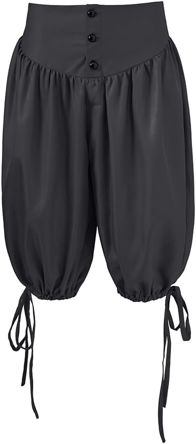 Renaissance Colonial Pants Medieval Viking Trousers Pirate Cosplay Costume Mens Knicker Pants Breeches
