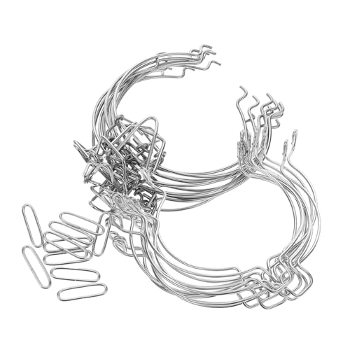 UTHCLO Abrazaderas De Alambre De Acero Inoxidable para Frascos Grandes De Vidrio 500ml Cierre Hermético Tipo Resorte para Tarros De Conserva Uso Doméstico 10 Unidades