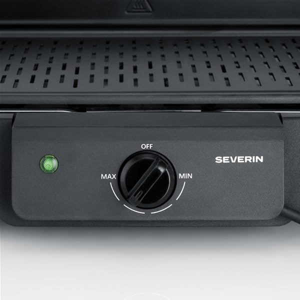 SEVERIN Barbecue da tavolo con piastra in alluminio PG 8595