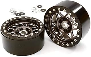 Integy RC Model C26762GUN Billet Machined 12 Spoke Off-Road 2.2 Size Wheel (2) for 1/10 Rock Crawler