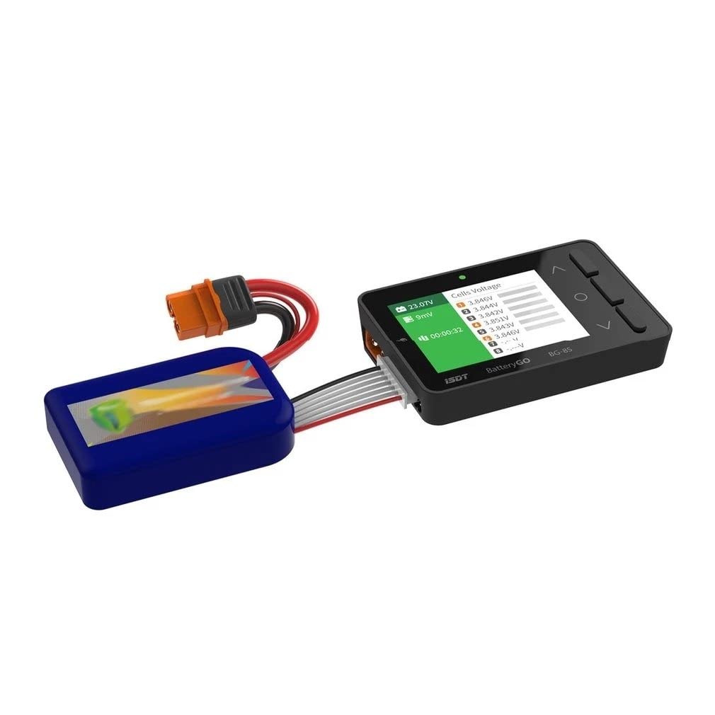 ISDT BG-8S Smart Battery Checker with Color Display or Checker Balancer Receiver Signal Tester Quick Charger