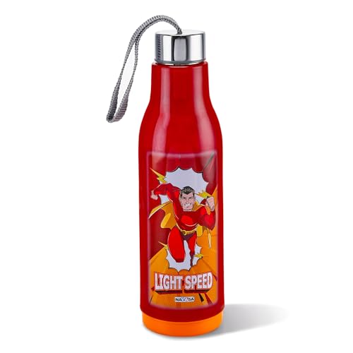 Image of Nayasa Whip 900 ml Insulated Inner Steel Water Bottle | Wide Mouth Leakproof Bottle | BPA-Free Durable Water Bottle | Red