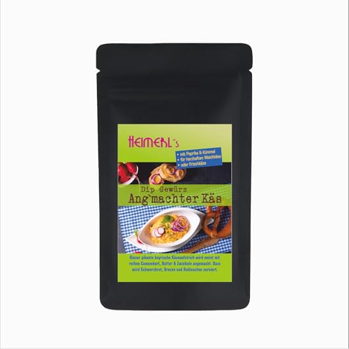 HEIMERLs Dip Gewürz: Angmachter Käs (Obatzda) - für Camember, Limburger und Weichkäse aller Art...