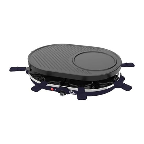 Appareil à raclette LITTLE BALANCE Cheese Jusqu'à 8 personnes Plaque Grill / Crêpe amovible - vue 8