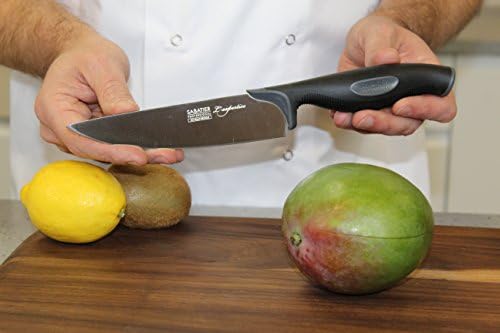 Sabatier Kitchen Knife Set Block - 5 Piece. High Graded Chrome Molybdenum Stainless Steel. Finely Ground Razor Sharp Blades. Chefs/Cooks Knives. 20 Year Guarantee. Professional LExpertise Range