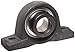 Hub City PB220URX1-5/8 Pillow Block Mounted Bearing, Normal Duty, Low Shaft Height, Relube, Eccentric Locking Collar, Narrow Inner Race, Cast Iron Housing, 1-5/8" Bore, 2.41" Length Through Bore, 2.063" Base To Height