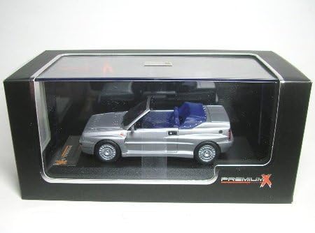Spark Model 1/43 Scale Prefinished Fully Detailed Resin Model, 1992 Lancia Delta Integrale Open Top Cabiolet by Gianni Agnelli in Silver #PR0022