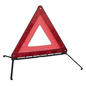 VIP Nooddriehoek Europese goedkeuring, rood