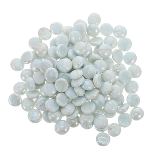 ノーブランド品 1 パック 水槽造園石 ボウル 輝く小石 戦車 ロック ポンプ ヒータ プール 水族館の装飾的な小さな石 水族館の小石の装飾 水槽底石 装飾的な水槽の石 水族館のグロー砂利 ガラス