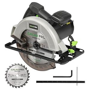 GALAX PRO 11A Circular Saw,Dust Collection,185mm Blade Adjustable Bevel