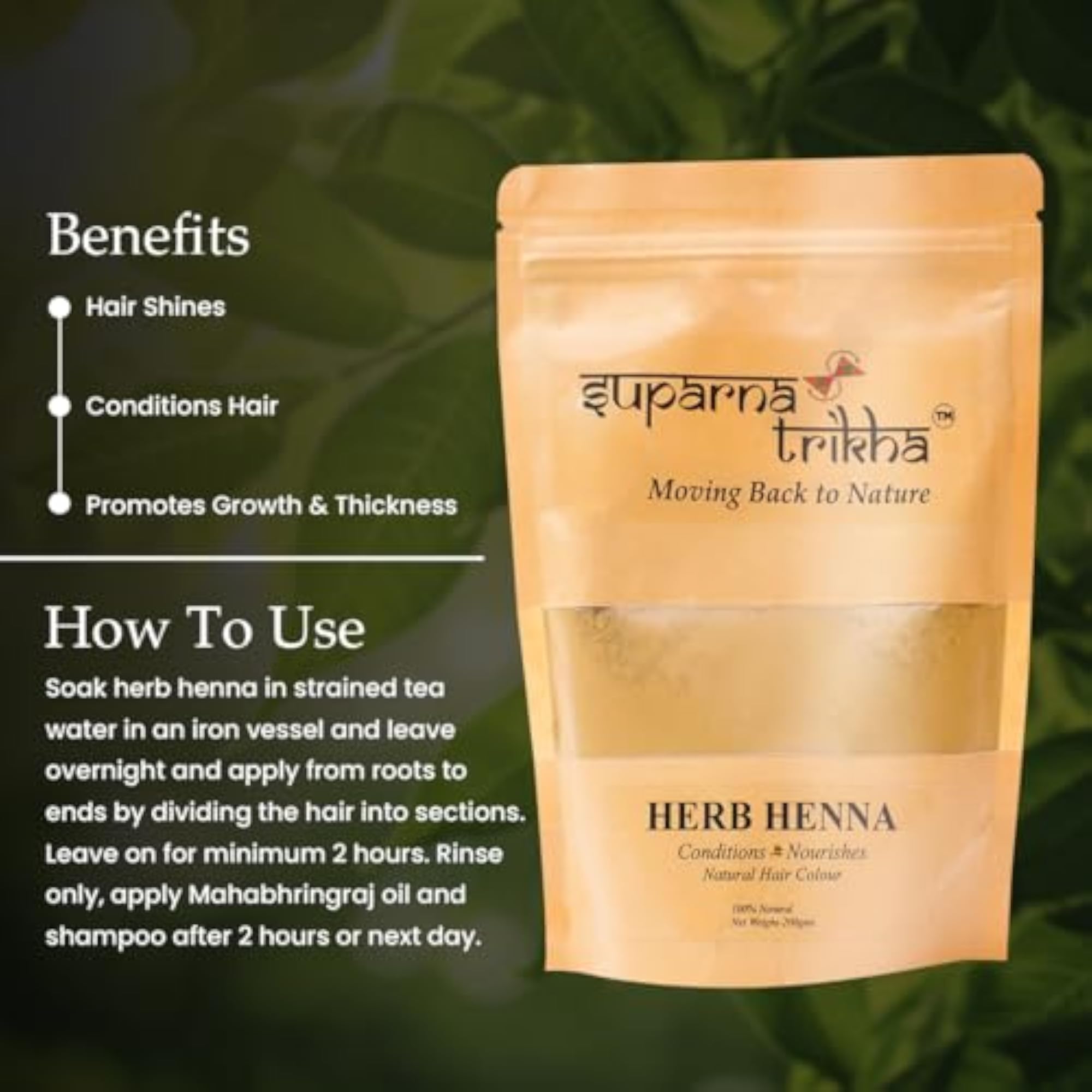 Herb Henna | Finest Henna Leaves with 37 Rare Herbs