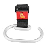 FÁCIL DE QUITAR: conveniente para agregar o quitar elementos del gancho sin necesidad de quitar todo el gancho de la silla de paseo o el cochecito.