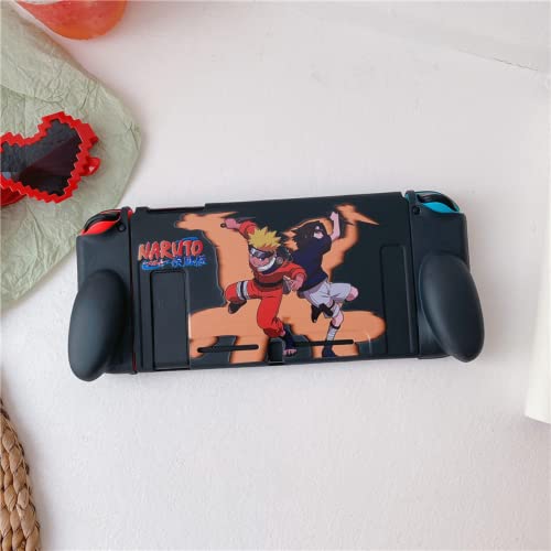 ENFILY Cute Soft Shockproof Sasuke Dockable Cover Case Compatible with Nintendo Switch, Durable Scra