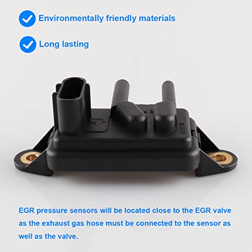 image for Allmotorparts EGR Exhaust Gas Recirculation Pressure Feedback Sensor, 