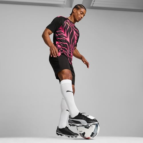 PUMA King Match Fg/AG, Scarpe da Calcio Unisex - Adulto, Puma Black Puma White Cool Dark Gray, 42 EU - Immagine 2