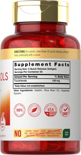 Carlyle Tocotrienols | 150Mg Supplement | 60 Softgels | Non-Gmo And Gluten Free Complex #TOP1