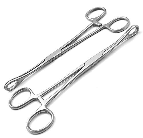 AAProTools Body Piercing Sponge Forceps Slotted & Unslotted 7