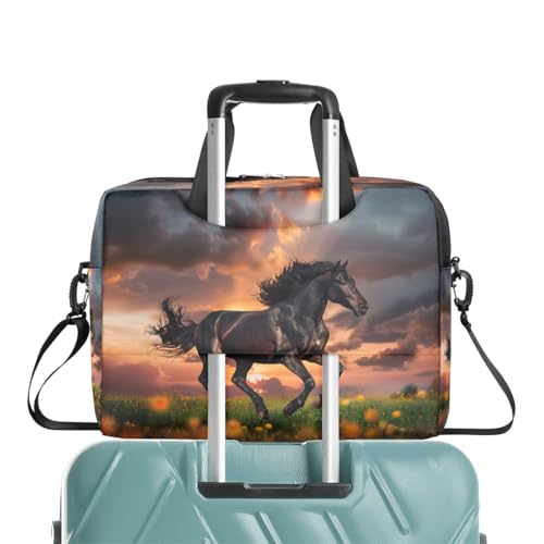 Bolso para laptop Black Horse Sunset 16 pulg. miniatura 6