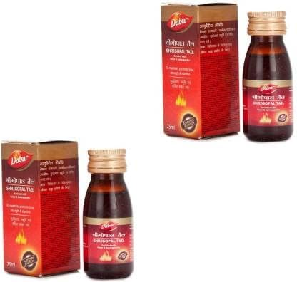 Dabur Shrigopal Tail 25 ml (pack of 2) (50 ml)